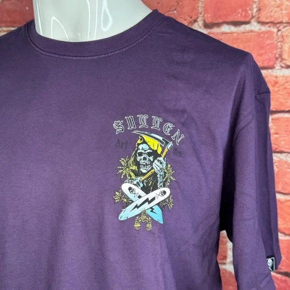 Sullen Art Collective Men’s Graphic T-shirt - Purple -Size: XLarge- NWT - Picture 3 of 14
